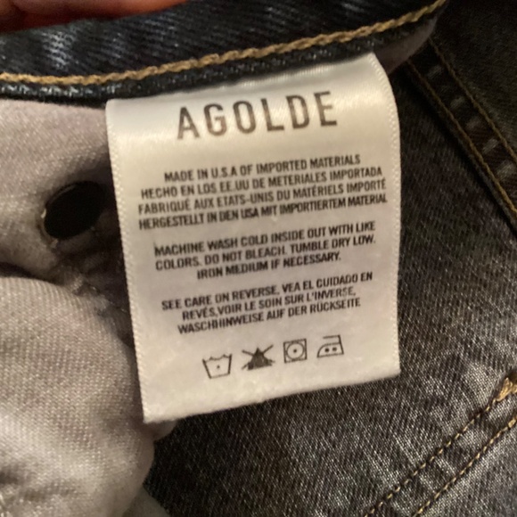 Agolde 90s Pinch waist jeans, size 24, like new - Picture 7 of 14